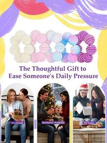 5颗可调节感官尖刺珠指尖指环，缓解压力焦虑玩具，多种颜色可选，适合成人，减压，感官玩具，指环玩具，缓解焦虑指尖指尖指环，减压指环，创意磁性玩具，舒缓指尖按摩器，适合办公室专注力训练 - 彩色 - 查看 8