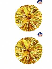 2个/4个装足球/篮球啦啦队彩球，金属系列运动队活动舞蹈表演道具，广场舞游戏道具，舞蹈和球迷加油道具，适合户外运动队表演 - 彩色 - 查看 42