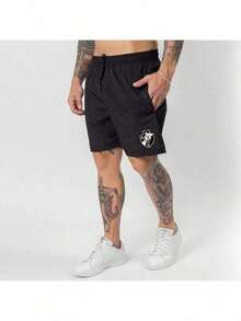 Kit Of 3 Vasco Da Gama Shorts, Elastane Dry Fit Bermuda Shorts, Força Jovem Cruzmaltino. - Negro - Ver 7