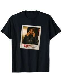 Photo T-Shirt "Trust No One" - 黑色 - 查看 1