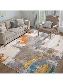 Homore Entrance Rug Indoor Door Mats For Entryway Modern Abstract Washable Rug Non Slip Throw Rugs For Bedroom, Kitchen, Front Door Entryway - màu nâu - Xem 11