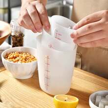 Silicone Measuring Cups, Blender, Liquid, Paint And Resin Mixing Squeeze, Pour Mixing Coffee, Making Cake, Cookies Baking, . For Molds, Jewelry Making, Waxing, Easy To Clean - Multicolor - View 3