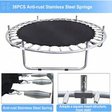 ¡RecomendadoTrampolín Brincolin Infantil Red De  Tumbling Niños Lona De Salto Negro Cobertor De Resortes Rojo rampolín con Valla de  con Diámetro de 1.4m Brincolín Infantil Tumbling¡Top de Temporada - 1 - Ver 10