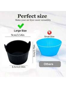 2/4pcs Reusable Silicone Baking Cups - Molds For Tarts And Cakes, DIY Baking Tools - Multicolor - View 3