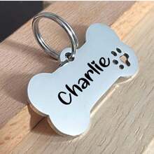 Custom Dog ID Tag, Personalized Dog Name Tag, Custom Engraved Dog Tag, Personalized Cat ID Tag, Custom Pet Name Tag, Personalized Dog Tag With Name & Text, Mother's Day Gift, Father's Day Gift, Anniversary Gift, Pet Gift, Dog Birthday Gift, Gift For Dog Lover, Gift For Mom/Dad, Gift For Her/Girlfriend - 彩色 - 查看 22