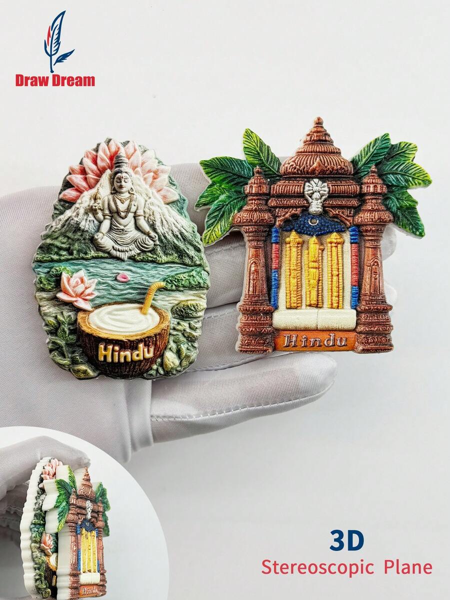 1 pezzo Calamita da frigo 3D unica della regione meridionale, collezione di souvenir di viaggio nel mondo, adatta per decorazione di casa, ufficio, ricordo di viaggio personalizzato, magnete da frigo, decorazione per casa, cucina, stanza, ufficio, armadietto, regalo artigianale, souvenir per vacanze, piccolo regalo raffinato - Magneti da frigorifero esclusivi - Visualizzare 1