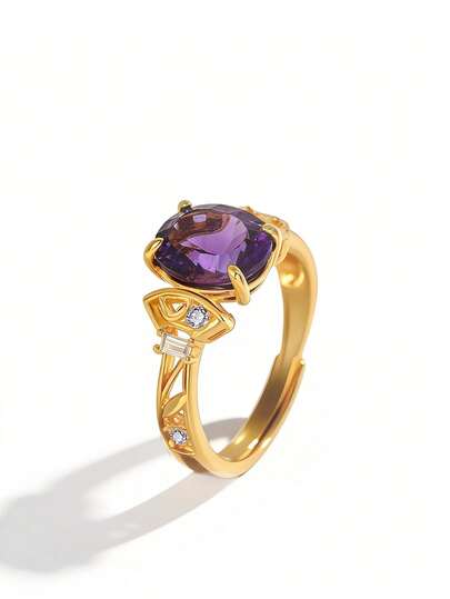 Verstellbarer S925 Sterling Silber Vintage Stil Ring, vielseitig für den täglichen Gebrauch von Frauen, romantisches Valentinstags-Geschenk