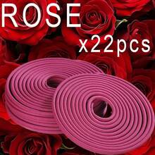 22/44/66支装高品质玫瑰螺旋香，燃烧时间约3-4小时，持久玫瑰香气，适用于家居、庭院、露营和户外活动，也可用于瑜伽和空气流通。 - 玫瑰 - 查看 10