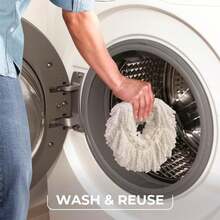 System Easy Wring Spin Mop & Bucket With 3 Extra Refills - A - 查看 5