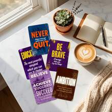 54pcs Motivational Cards - Unique Inspirational Affirmation Cards, Self-Encouragement Cards For Women Men, Positive Affirmation Cards, Kindness Cards, Lunch Box Notes - 18Pcs - View 8