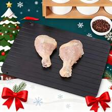 9x6.5 Inch Fast Defrosting Tray - Black - View 6