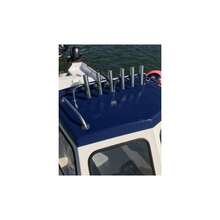 6-TUBE STAINLESS STEEL 316 BOAT FISHING ROD HOLDER (40mm Tube) - Multicolor - View 4