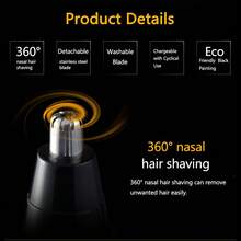Nose & Ear Trimmer - Black - View 4