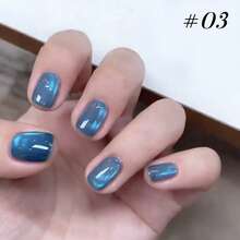 MIANEL 10ml 冬季蝴蝶玻璃珠猫眼磁性凝胶指甲油 2026 冬季新款白色和红色猫眼凝胶指甲油 情人节礼物 送给女孩 美甲沙龙专用 - 彩色 - 查看 14