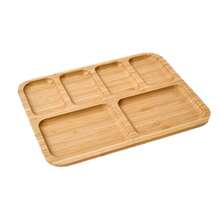 Bamboo Cheese Tray, Portable Food Tray For Camping, Party And Restaurant | Holiday Appetizer, Cooked Food And Snack Serving Tray, Food Storage Tray, Bamboo Material, Restaurant, Kitchen, Outdoor, Snack Tray Decorative Tray - Multicolor - View 13
