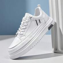 2026 New Fashion Comfortable Soft Sole Soft Fabric Casual Sneakers - White Lime - View 3
