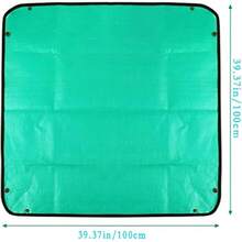 Extra Large Foldable Green Gardening Mat 43'*30' Thickened Waterproof For Indoor Plant Repotting Transplanting And Mess Control Succulent Portable Plant Care Mat - Green - View 9