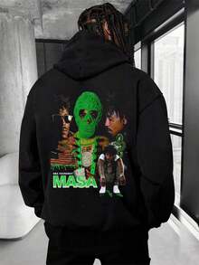 Men Outdoor Hoodies & Sweatshirts - Black - View 1