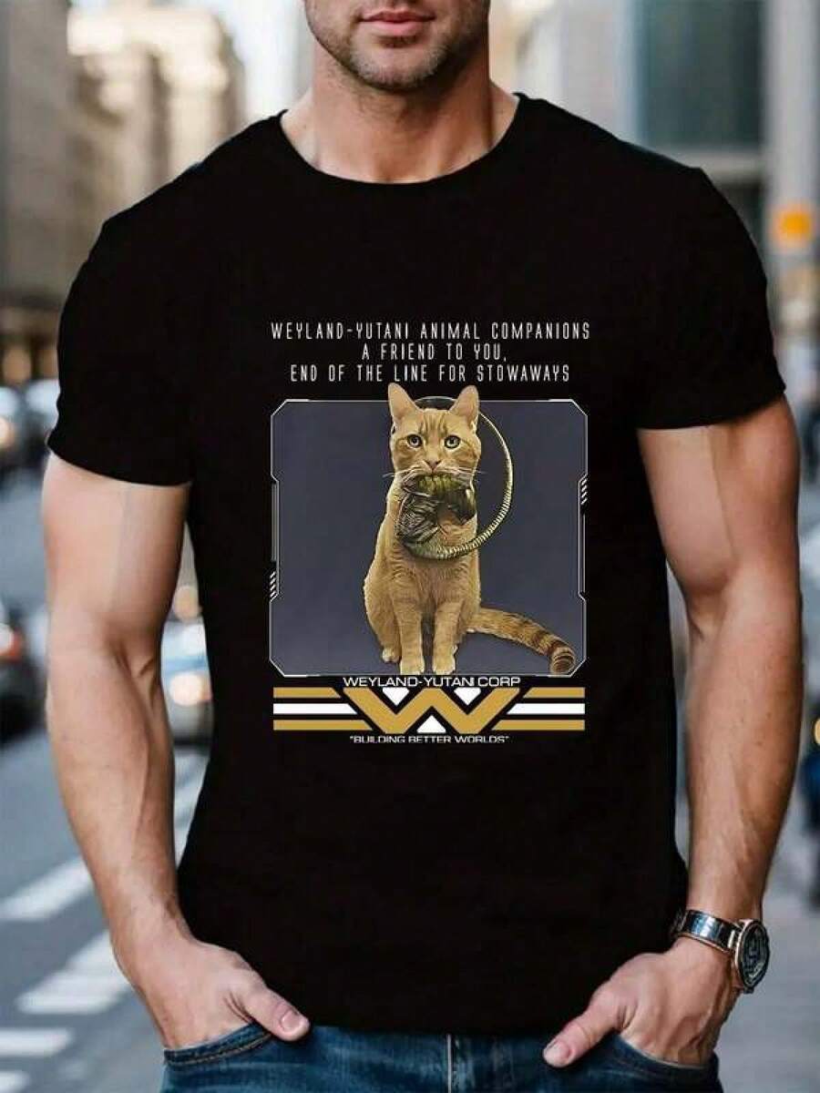 Men Outdoor Tees & Tanks - Black - View 1