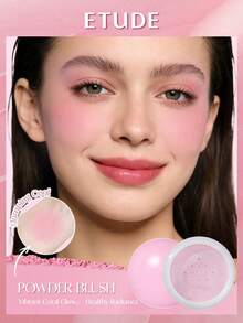 Etude House Air Mousse Blusher - Soft As Cloud Blush Color, Long-Lasting Natural Blush - #Jumping Cool - View 11