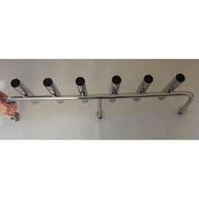 6-TUBE STAINLESS STEEL 316 BOAT FISHING ROD HOLDER (40mm Tube) - Multicolor - View 5