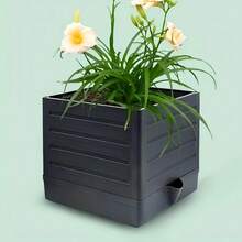 1/2个简易组装自浇水种植箱带支架，多用途花园花架，适用于花卉和蔬菜，攀援植物支撑架，家居装饰，多肉植物和盆栽植物展示架，阳台种植箱 - 花架 - 查看 14