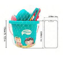 Children's Beach Toy Set Summer Outdoor Beach Sand Play Water Bucket Shovel Water Game Tools Gift - Multicolor - View 9