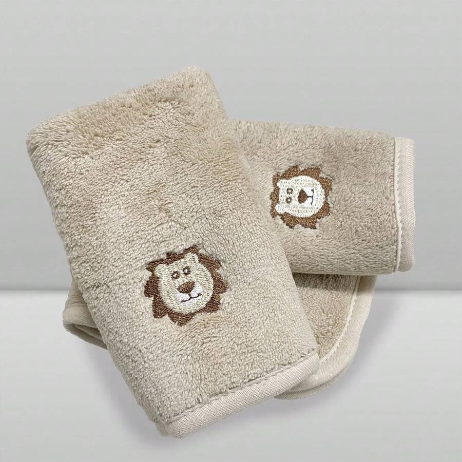 Kit de Paninhos de Boca Power Sec para bebês - Laço Bebê (3 unidades) - Caramelo - Visão 1
