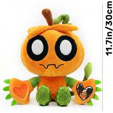 13英寸柔软毛绒娃娃，可爱南瓜毛绒娃娃，Dandy World毛绒娃娃，生日/圣诞礼物 - 彩色 - 查看 2