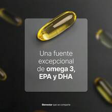 Omega 3-1280mg por Cápsula - Aceite de Salmon - EPA y DHA - 90 Cápsulas para 3 Meses - Omega-3 - Fish Oil Salmon Oil - Tres botellas - Ver 8