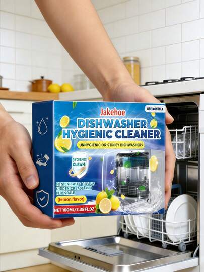 jakehoe 1 pièce/100ml Nettoyant pour lave-vaisselle, détergent à vaisselle ménager pour éliminer les taches d'eau, la graisse et la saleté, convient aux lave-vaisselle encastrés, sur plan de travail, autoportants, installés dans l'évier, ainsi qu'aux lave-vaisselle de taille moyenne dans l'industrie de la restauration.