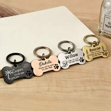 Custom Dog ID Tag, Personalized Dog Name Tag, Custom Engraved Dog Tag, Personalized Cat ID Tag, Custom Pet Name Tag, Personalized Dog Tag With Name & Text, Mother's Day Gift, Father's Day Gift, Anniversary Gift, Pet Gift, Dog Birthday Gift, Gift For Dog Lover, Gift For Mom/Dad, Gift For Her/Girlfriend - 彩色 - 查看 16