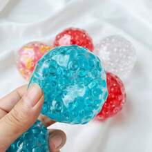 Bola de estrés de bolas crujientes para alivio sensorial y descompresión creativa - Azul - Ver 3