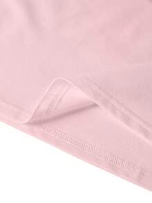 Camvyn WHITE SHARK Men's Casual Fashion Beach Vacation Loose Fit Printed Drop Shoulder Short Sleeve T-Shirt, Breathable Cotton-Feel, Summer - Pink - View 5