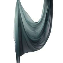 1条女士波西米亚风佩斯利花纹针织羊绒围巾，适合日常和假日穿着 - 黑灰色 - 查看 12