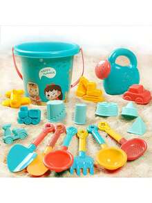 Children's Beach Toy Set Summer Outdoor Beach Sand Play Water Bucket Shovel Water Game Tools Gift - Multicolor - View 2