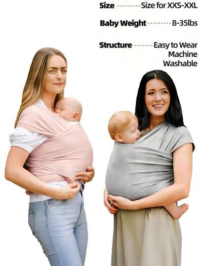 LELE LON High Quality Baby Carrier, Suitable For Newborns To Toddlers - Baby Carrier - Made Of Thickened Fabric - Handheld Baby Carrier - Comes With Travel Storage Bag - Suitable For Newborns To Toddlers, 7-35 Lbs