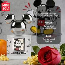MINISO X Disney Mickey Women's Eau De Toilette 1.69 Oz / 50 Ml Original Women's Perfume With Doodle Mickey Design, Fresh Fruity Scent, A Perfect Valentine's Day Gift For Your Partner Or Best Friend - Nước hoa - Xem 3