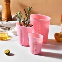 Silicone Measuring Cups, Blender, Liquid, Paint And Resin Mixing Squeeze, Pour Mixing Coffee, Making Cake, Cookies Baking, . For Molds, Jewelry Making, Waxing, Easy To Clean - Multicolor - View 6