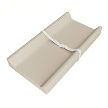 纯素皮革婴儿换尿布垫套，男女宝宝通用，防水易擦拭，柔软舒适。适用于尺寸为 32 英寸 x 16 英寸的标准换尿布垫。（灰色） - 彩色 - 查看 12