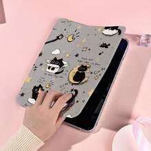 1个带笔槽的多角度磁吸支架保护套，支持自动休眠/唤醒功能，可爱平板电脑保护套，兼容Pro/Air/三星Galaxy A9/S9/S7/S10+/小米Pad/5/6/7 - 彩色 - 查看 8