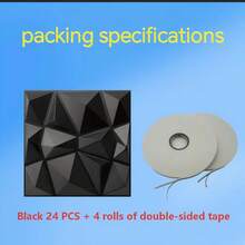 This Decorative 3D Diamond Pattern Wall Panel Is Waterproof, Moisture-Proof, And Fire-Resistant, With A Strong Stereoscopic Effect. It Is Easy To Operate And Can Easily Change The Interior Wall Decoration (Similar To Wallpaper). It Is Suitable For New House Decoration, As Well As Renovation Of The TV Background Wall, Living Room, Kitchen And Bathroom In Old Houses And Rental Houses. - White - View 15