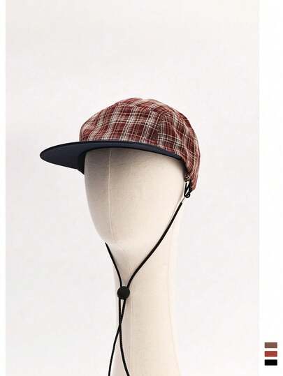 Adjustable Drawstring Quick-Dry Soft Top Baseball Cap, Breathable Lightweight Unisex Outdoor Sports Cap, Suitable For Summer