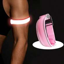 Brazalete LED recargable, ajustable y visible, adecuado para hombres y mujeres, se puede conectar como cinturón - TALLA ÚNICA - Ver 14