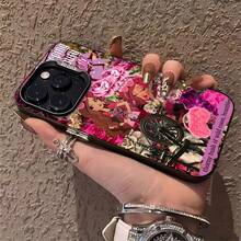 Funda para teléfono Briar Beauty Floral, compatible con fundas ,  17,  16 Pro Max,  15 Pro Max,  13 y  12. Elegante, resistente a golpes y moderna. Un regalo perfecto para familiares, amigos, pareja, novios/novias y para San Valentín. - Negro - Ver 5