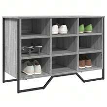 Zapatero de madera de ingeniería gris Sonoma 90x38x61,5 cm - Gris - Ver 1