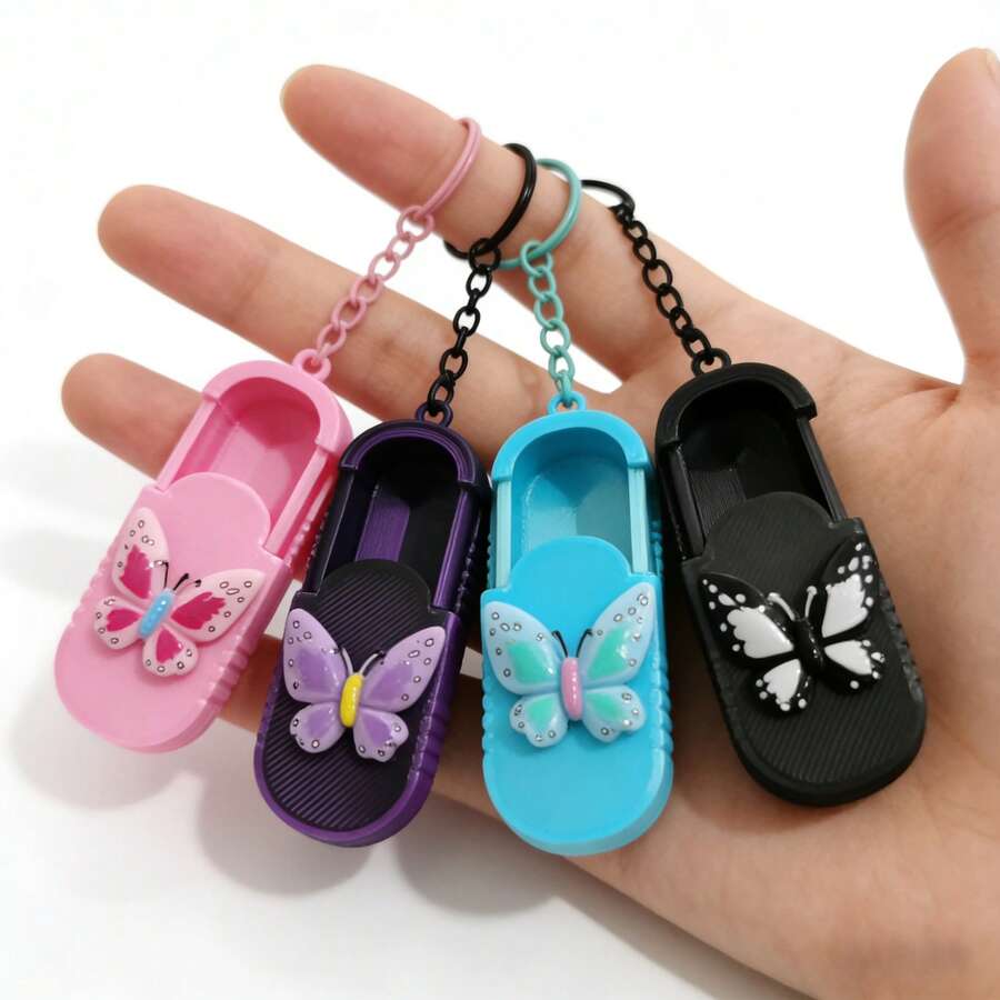 1pc Portable Mini Pill Box, Compact Jewelry Storage Box, Convenient Vitamin Organizer For Work, Travel Medication Container, Waterproof Divided Daily Pill Case, Plastic Medicine Box - Blue - View 1