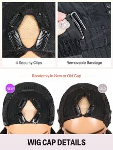 MEGALOOK V型分缝直发假发，100%真人发，无胶假发，女士直发波波头假发，巴西雷米真人发，自然色，10-12英寸，150%密度 - 新手友好，自然逼真，日常佩戴，适合办公室、僵尸新娘、万圣节、派对、Y2K、坏女孩、度假、户外角色扮演、校园、学校假期、圣诞节、派对、婚礼、节日等场合，适合所有女性。 - SNatural - 查看 5