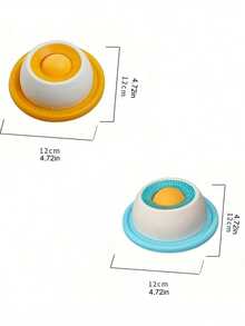 1个宠物舔食盘，湿粮零食酸奶舔食玩具，慢食喂食器清洁口腔，适用于猫狗 | 互动零食碗 - 多色 - 查看 8