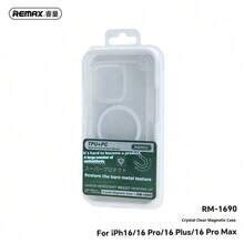 REMAX RM-1690 手机壳高清防黄变强磁吸金属悬浮支架防震办公游戏日常使用 - 彩色 - 查看 3